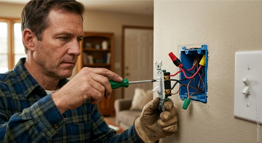 how to wire a 3 way switch with traveler wires and common terminal connections