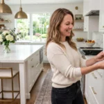 Cabinet Color Ideas for a modern luxury kitchen with stylish painted cabinets