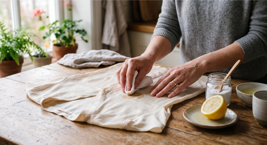 How to remove stains before dry cleaning at home