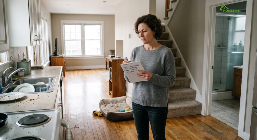 Factors affecting home cleaning service cost including home size layout bathrooms and pets