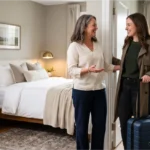 Guest room essentials featuring a welcoming guest bedroom with comfortable bedding and thoughtful hospitality.