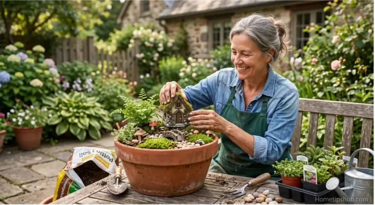 How to Make a Fairy Garden: 25 Stunning Powerful Hacks You Won’t Believe how to make a fairy garden in a terra cotta pot with moss and miniature house