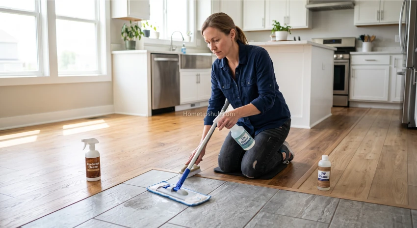 Maintaining different kitchen flooring options for long lasting durability
