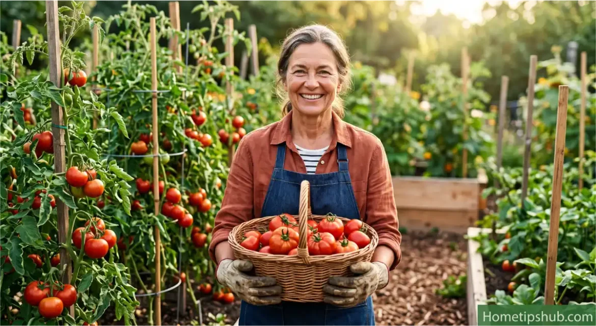 Tomato Growing Tips for harvesting healthy homegrown tomatoes