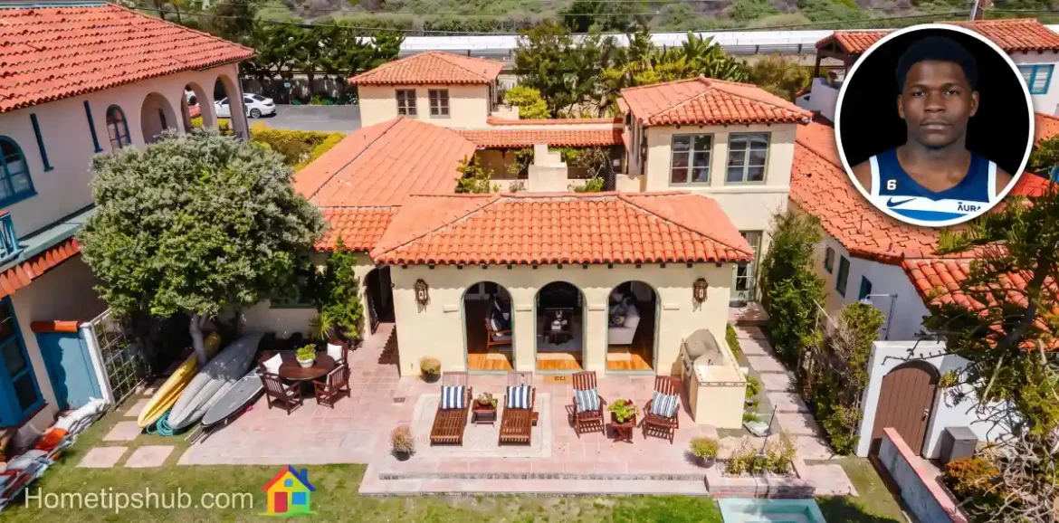 Anthony Edwards House showcasing a stunning luxury home exterior, modern architecture, and elegant estate landscaping.
