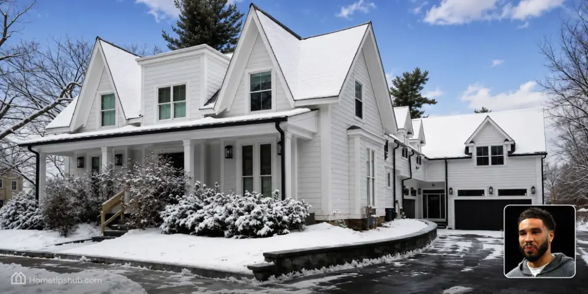 Jayson Tatum House: 13 Incredible Features You Must See Jayson Tatum House featuring a luxury estate exterior with modern architecture, elegant landscaping, and premium design details.