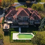 Lamar Jackson house luxury modern home with premium architecture and landscaped exterior in Maryland