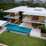 Luxury exterior view of the Lil Wayne House showcasing modern architecture, elegant landscaping, and premium mansion design.