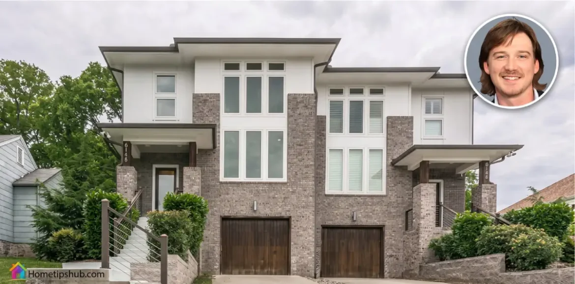 Morgan Wallen House: 15 Amazing Features You Must See Morgan Wallen House featuring a modern luxury mansion exterior with elegant architecture, landscaped grounds, and premium twilight lighting.