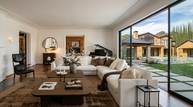 Nicki Minaj house shown as a stunning luxury residence with elegant architecture and a beautifully designed exterior.