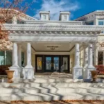 Nikola Jokic House showing a luxurious modern home exterior with elegant architecture and refined estate landscaping