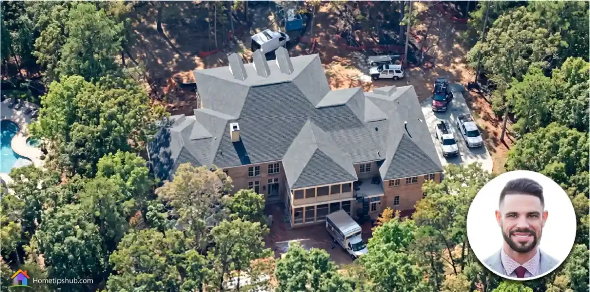 Steven Furtick home surrounded by wooded acreage in Waxhaw North Carolina