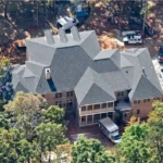 Steven Furtick home surrounded by wooded acreage in Waxhaw North Carolina