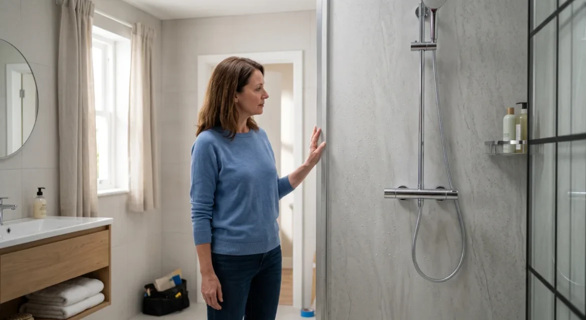 Waterproof Wall Panels: 7 Amazing Benefits Waterproof wall panels installed in a modern residential bathroom