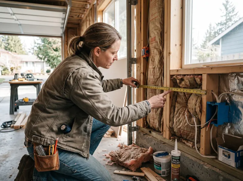 Common garage conversion mistakes involving insulation, garage doors, electrical planning, and permits