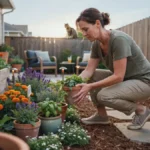 Garden decoration ideas for a welcoming backyard with plants, seating, and outdoor decor