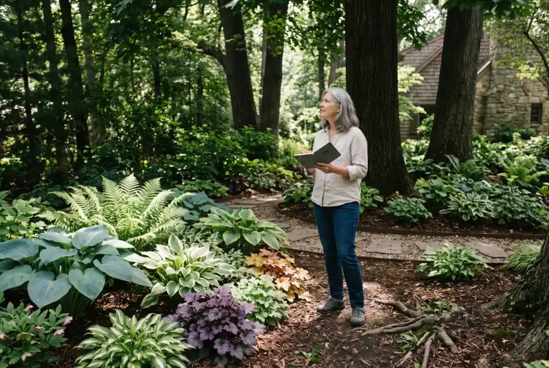 Partial, full, and dappled shade conditions for shade garden ideas