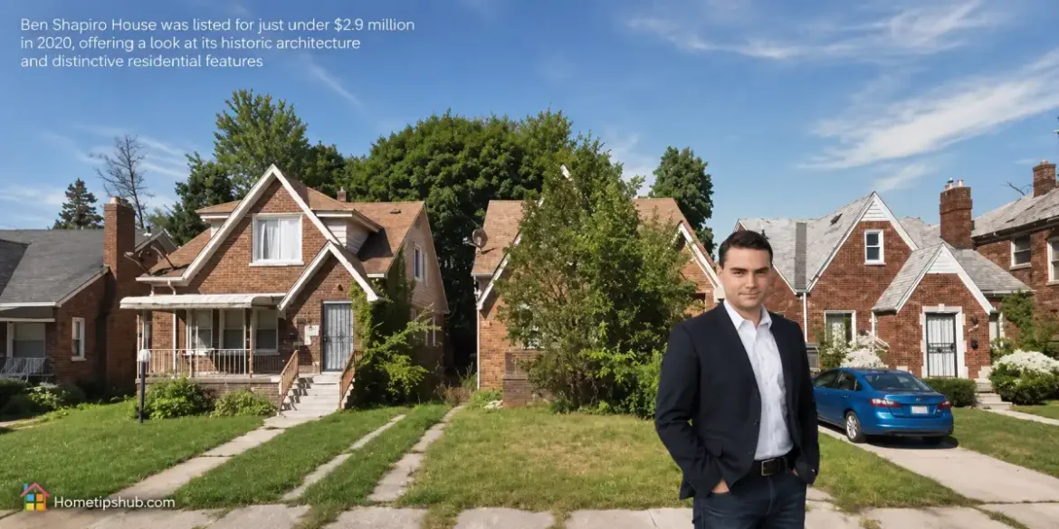Ben Shapiro House: $2.9M Stunning Home Revealed Ben Shapiro House showing the historic California residence and its architectural character