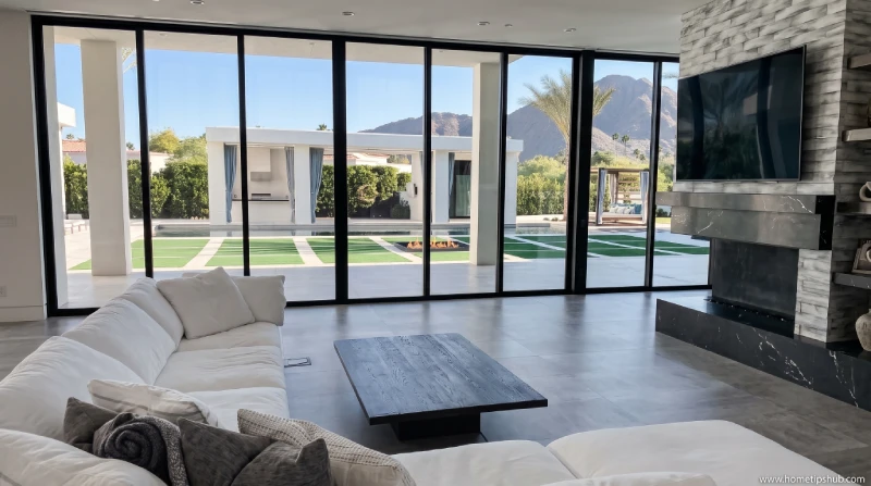 Inside Kliff Kingsbury's House, showing the luxury Paradise Valley residence reported as a $4.45 million purchase