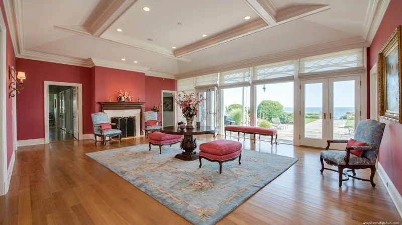 Inside the Taylor Swift House in Watch Hill, showing the luxury coastal estate