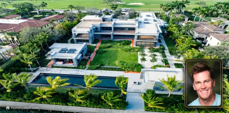 Tom Brady House on Indian Creek Island, featuring a modern waterfront residence